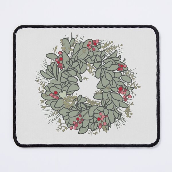 Item preview, christmas wreath designed and sold by HandmadeMood.