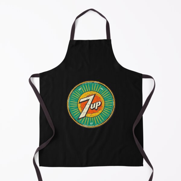 Item preview, Vintage 7Up Logo Worn No Background Vector Art designed and sold by neildoch.