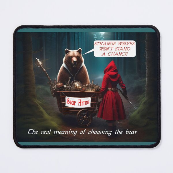 Item preview, Real Reason to Choose to Bear designed and sold by Art Off the Wood.