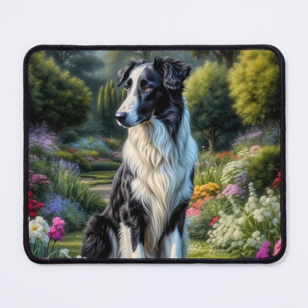 Item preview, Sheldon Borzoi Puppy Portrait Painting designed and sold by Heart and Soul Studio.