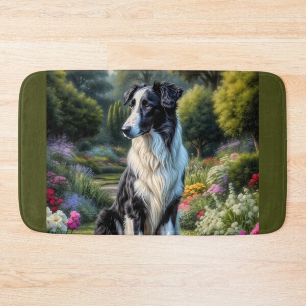 Item preview, Sheldon Borzoi Puppy Portrait Painting designed and sold by Heart and Soul Studio.