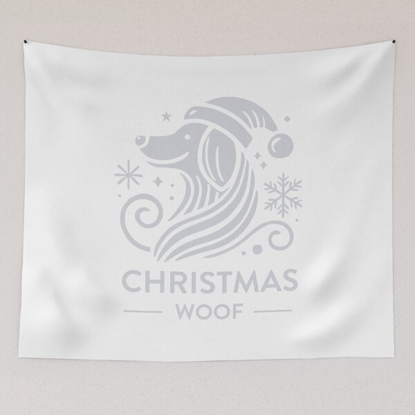 Item preview, Christmas Woof: Festive Dog Designs, Unique designed and sold by villacreativa.