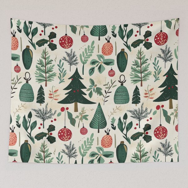 Item preview, Vintage Christmas Foliage designed and sold by MixinMadness.