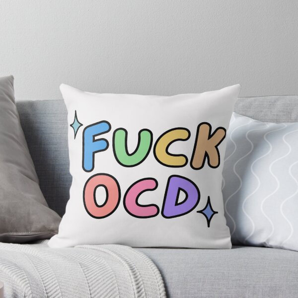 Item preview, Fuck ocd colourful text design | OCD awareness designed and sold by NeurodiverseTea.