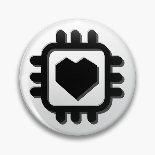 Item preview, Computer Heart black designed and sold by Warrioll.