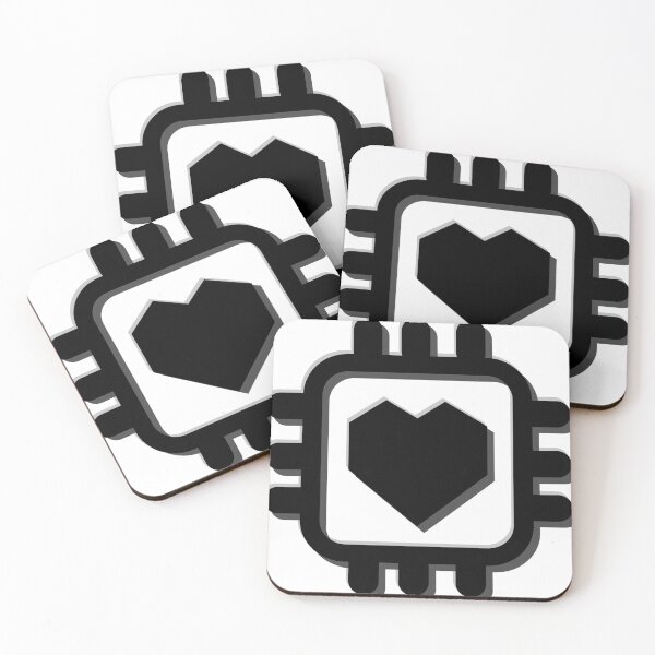 Item preview, Computer Heart black designed and sold by Warrioll.