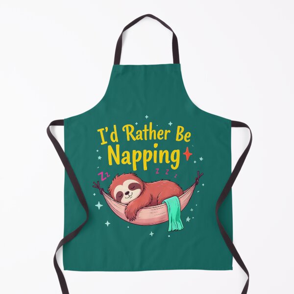 Item preview, I'd Rather Be Napping Cute Sloth Quote designed and sold by TheArtOfPat.