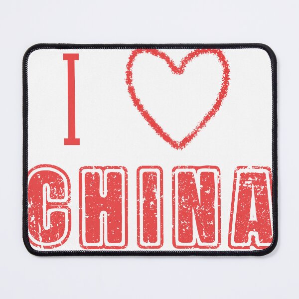Item preview, I Love China Distressed Design for China Lovers designed and sold by SwanAndStone.