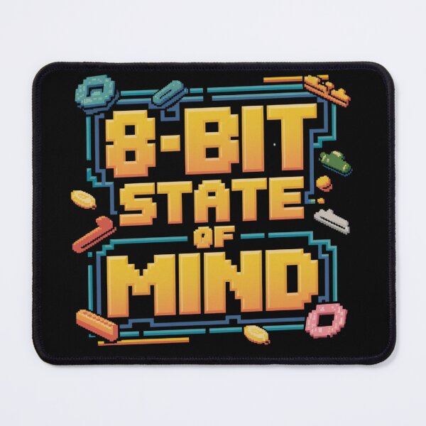 Item preview, 8bit state of mind, pixels, retro  designed and sold by NERO gOVEDI.