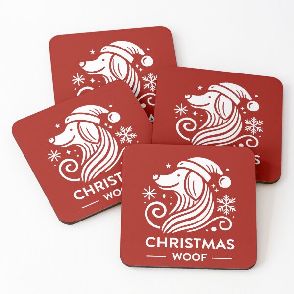 Item preview, Christmas Woof: Festive Dog Designs, Unique designed and sold by villacreativa.