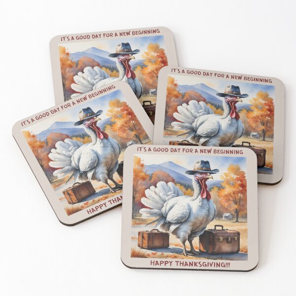 Item preview, Funny Thanksgiving - turkey - A New Beginning designed and sold by ColorfulVertigo.