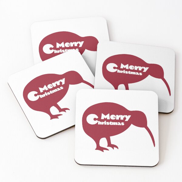 Item preview, Christmas. New Zealand. Merry, Kiwi Christmas. Holiday. (white background) designed and sold by bekksa.