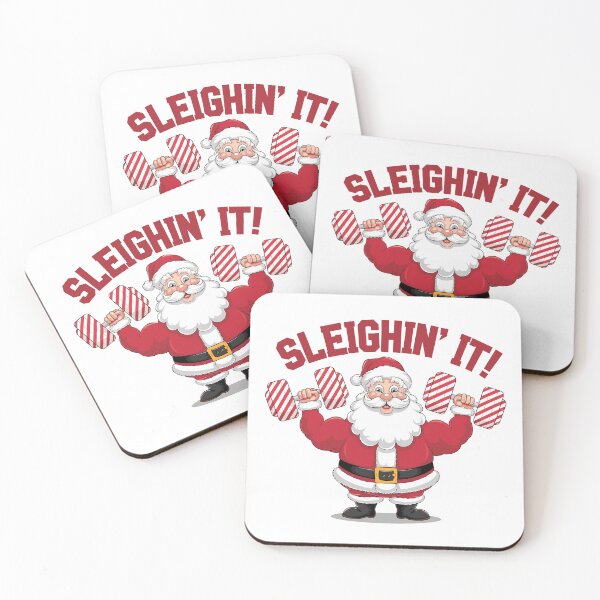 Item preview, Sleighin' It! Santa's Holiday Workout designed and sold by JPees.