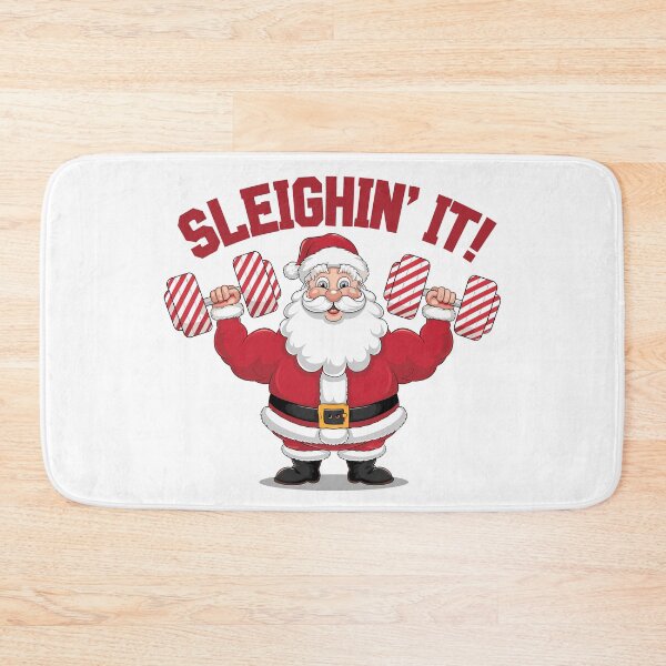Item preview, Sleighin' It! Santa's Holiday Workout designed and sold by JPees.