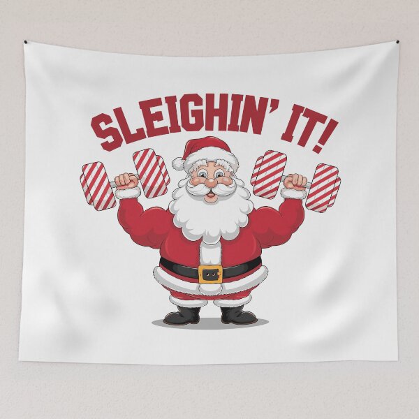 Item preview, Sleighin' It! Santa's Holiday Workout designed and sold by JPees.