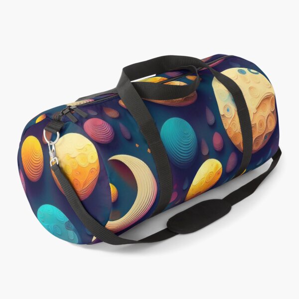 Item preview, Lunar Landscape: A whimsical pattern featuring moons of various shapes and sizes, each with unique craters and textures, creating a dreamy and ethereal atmosphere. designed and sold by Grang Art Artistic Designs.