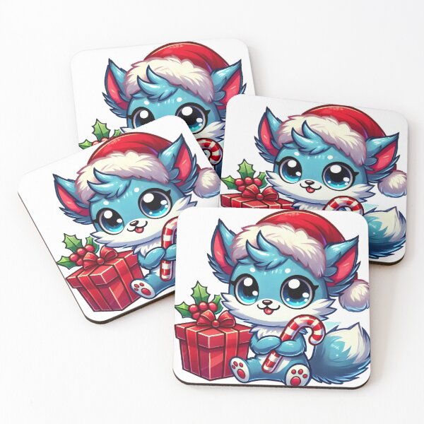 Item preview, Cute Christmas Fox with Candy Cane designed and sold by AIARTIST1.