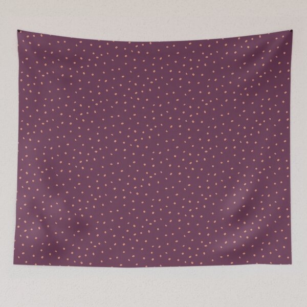 Item preview, Whimsy Dots Polka Dot Pattern - Beet + Coral designed and sold by Irene Estelle.
