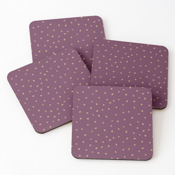 Item preview, Whimsy Dots Polka Dot Pattern - Beet + Fawn designed and sold by Irene Estelle.