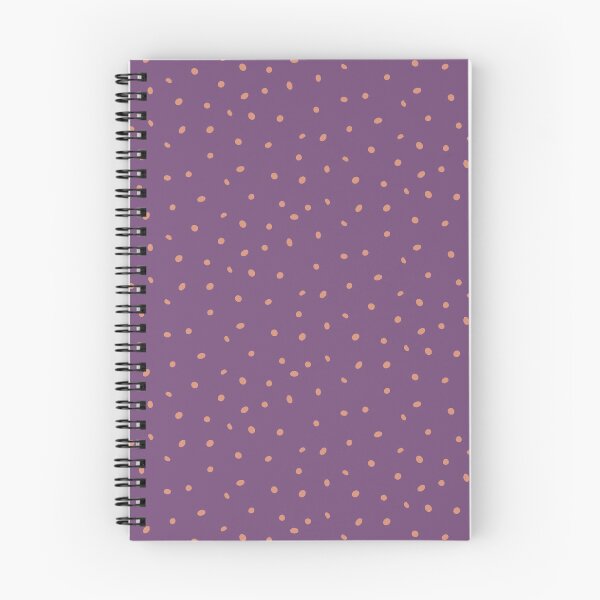 Item preview, Whimsy Dots Polka Dot Pattern - Plum + Coral designed and sold by Irene Estelle.