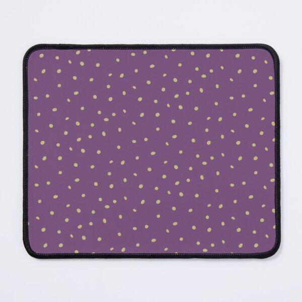 Item preview, Whimsy Dots Polka Dot Pattern - Plum + Gold designed and sold by Irene Estelle.
