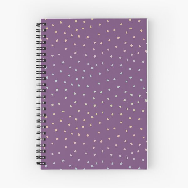 Item preview, Whimsy Dots Polka Dot Pattern - Plum + Rainbow Sorbet designed and sold by Irene Estelle.