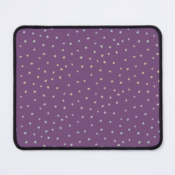 Item preview, Whimsy Dots Polka Dot Pattern - Plum + Rainbow Sorbet designed and sold by Irene Estelle.