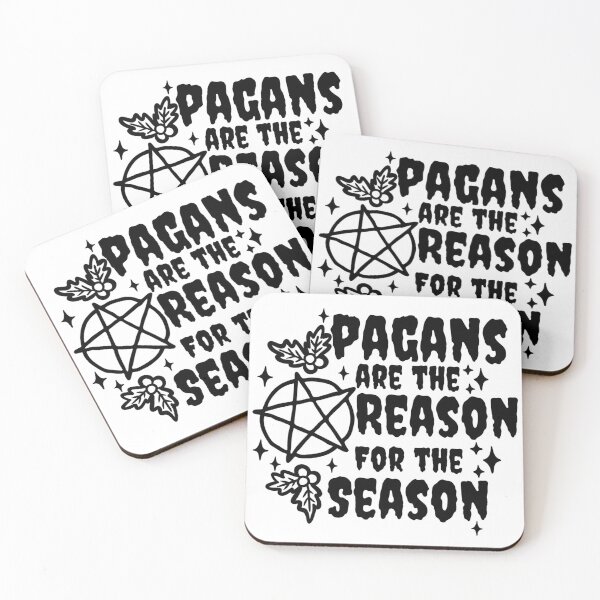 Item preview, Pagans are the reason for the season | Gothic Christmas Design | Merry Creepmas designed and sold by Hexxcrafts.