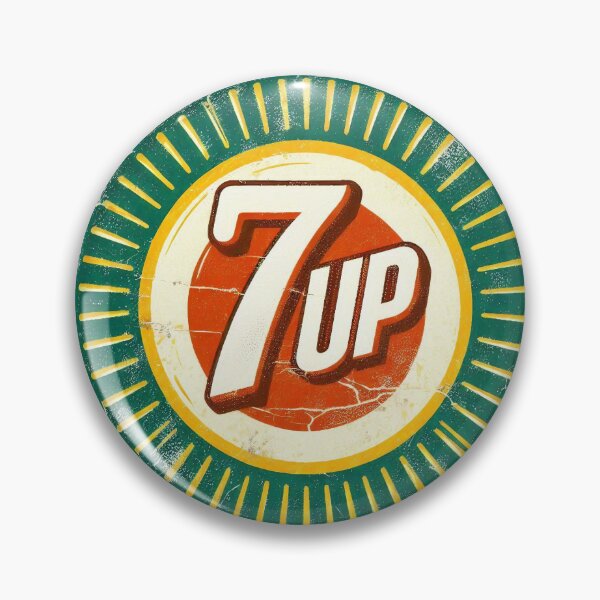 Item preview, Retro 7UP worn Sun damaged Logo Vector Art designed and sold by neildoch.