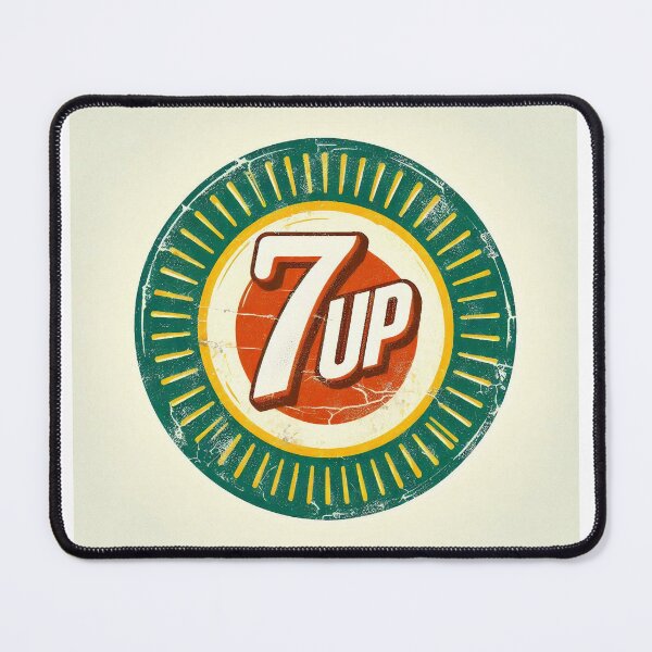 Item preview, Retro 7UP worn Sun damaged Logo Vector Art designed and sold by neildoch.
