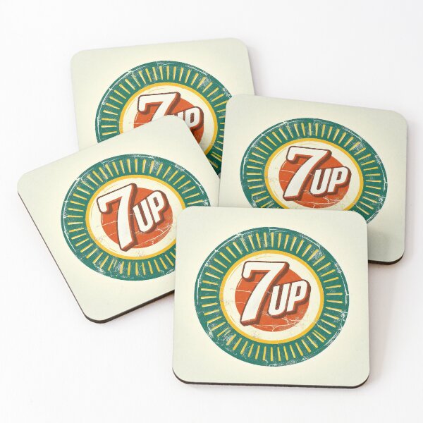 Item preview, Retro 7UP worn Sun damaged Logo Vector Art designed and sold by neildoch.
