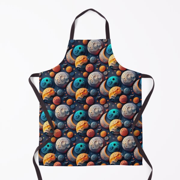 Item preview, Multicoloured Moonlit Dreamscape: A dreamy pattern with moons floating in a surreal landscape, filled with fantastical magical objects. designed and sold by Grang Art Artistic Designs.