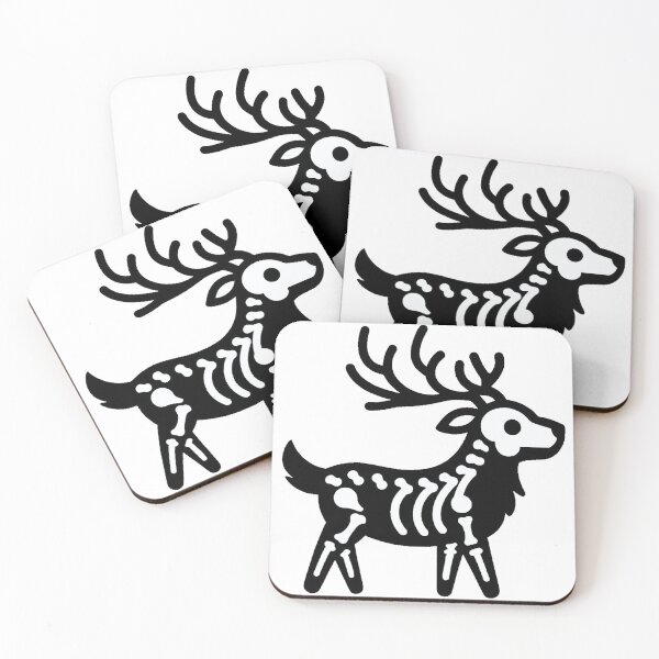 Item preview, Skeleton Reindeer | Gothic Christmas Design | Merry Creepmas designed and sold by Hexxcrafts.