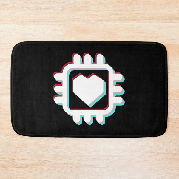 Item preview, Computer Heart glitch white black designed and sold by Warrioll.