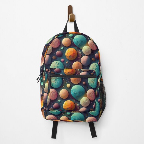 Item preview, Cosmic Magic: A whimsical pattern featuring moons of various shapes and sizes, each with unique craters and textures, creating a dreamy and ethereal atmosphere. designed and sold by Grang Art Artistic Designs.
