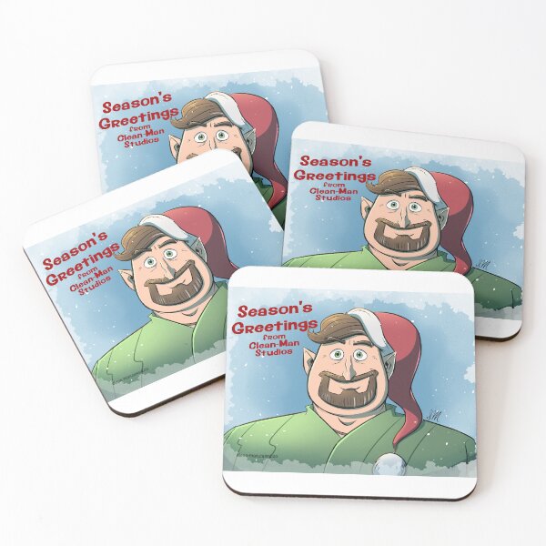 Item preview, Season's Greetings from Clean-Man Studios 2023 designed and sold by Clean-Man.