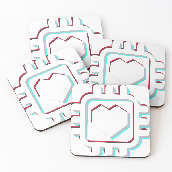 Item preview, Computer Heart glitch white white designed and sold by Warrioll.