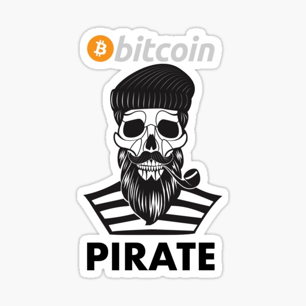 Item preview, Bitcoin Pirate designed and sold by BitcoinBros.