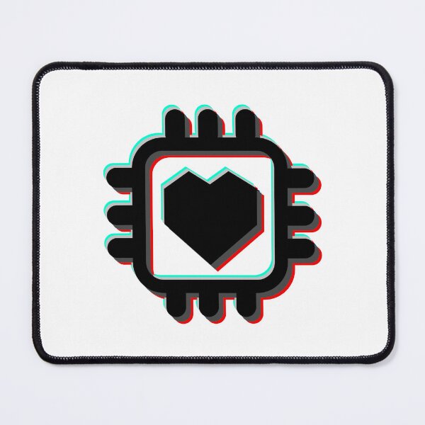 Item preview, Computer Heart glitch black white designed and sold by Warrioll.