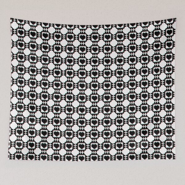 Item preview, Computer Heart glitch black white designed and sold by Warrioll.
