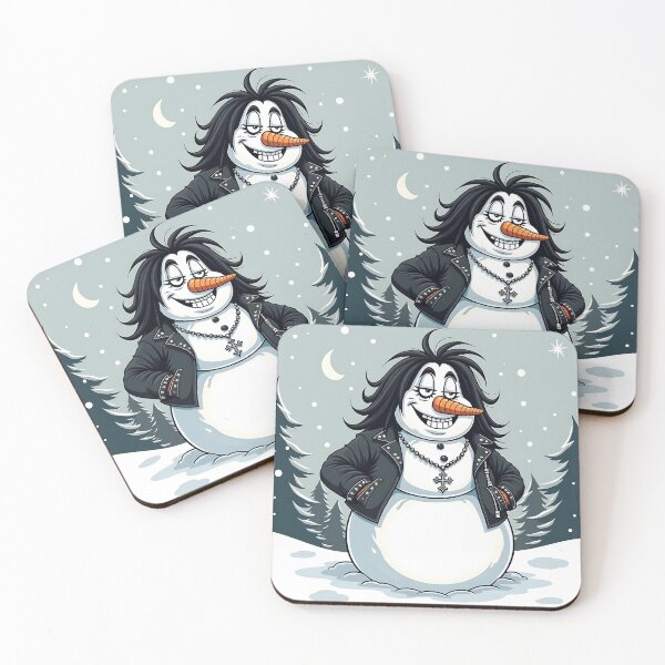 Item preview, Snowman in a leather jacket designed and sold by Sopilka.