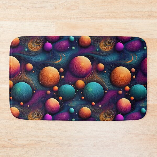 Item preview, Orbiting Cosmic Kaleidoscope: A mesmerizing pattern featuring swirling galaxies, nebulas, and stars, creating a cosmic kaleidoscope of color. designed and sold by Grang Art Artistic Designs.