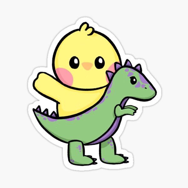Item preview, Duck Dressed as a dinosaur designed and sold by AshsPixels.
