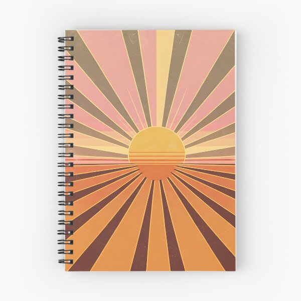 Item preview, Retro Sunburst Minimalist Wall Art – Warm and Optimistic Mid-Century Style designed and sold by PrintableByZaah.