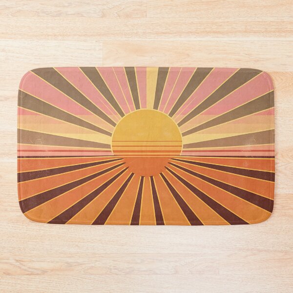 Item preview, Retro Sunburst Minimalist Wall Art – Warm and Optimistic Mid-Century Style designed and sold by PrintableByZaah.