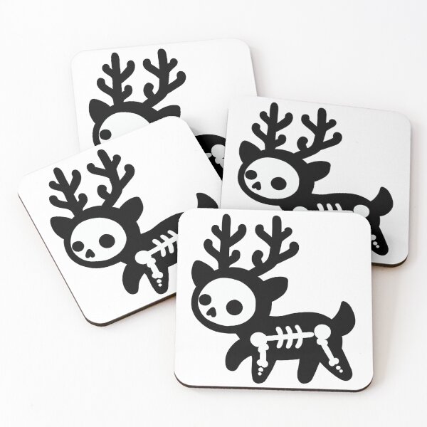 Item preview, Cute Skeleton Reindeer | Gothic Christmas Design | Merry Creepmas designed and sold by Hexxcrafts.