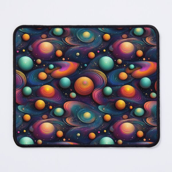 Item preview, Planet Parade: A playful pattern with planets swirling across the sky, each one unique and full of character. designed and sold by Grang Art Artistic Designs.