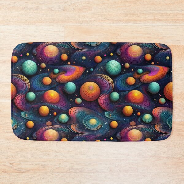 Item preview, Planet Parade: A playful pattern with planets swirling across the sky, each one unique and full of character. designed and sold by Grang Art Artistic Designs.