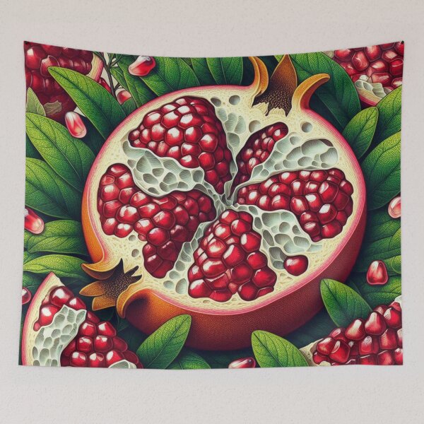 Item preview, Ruby Pomegranate Splendor pattern designed and sold by Yas_oma.