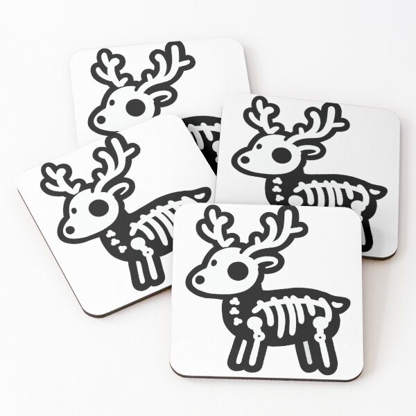 Item preview, Gothic Skeleton Reindeer | Gothic Christmas Design | Merry Creepmas designed and sold by Hexxcrafts.